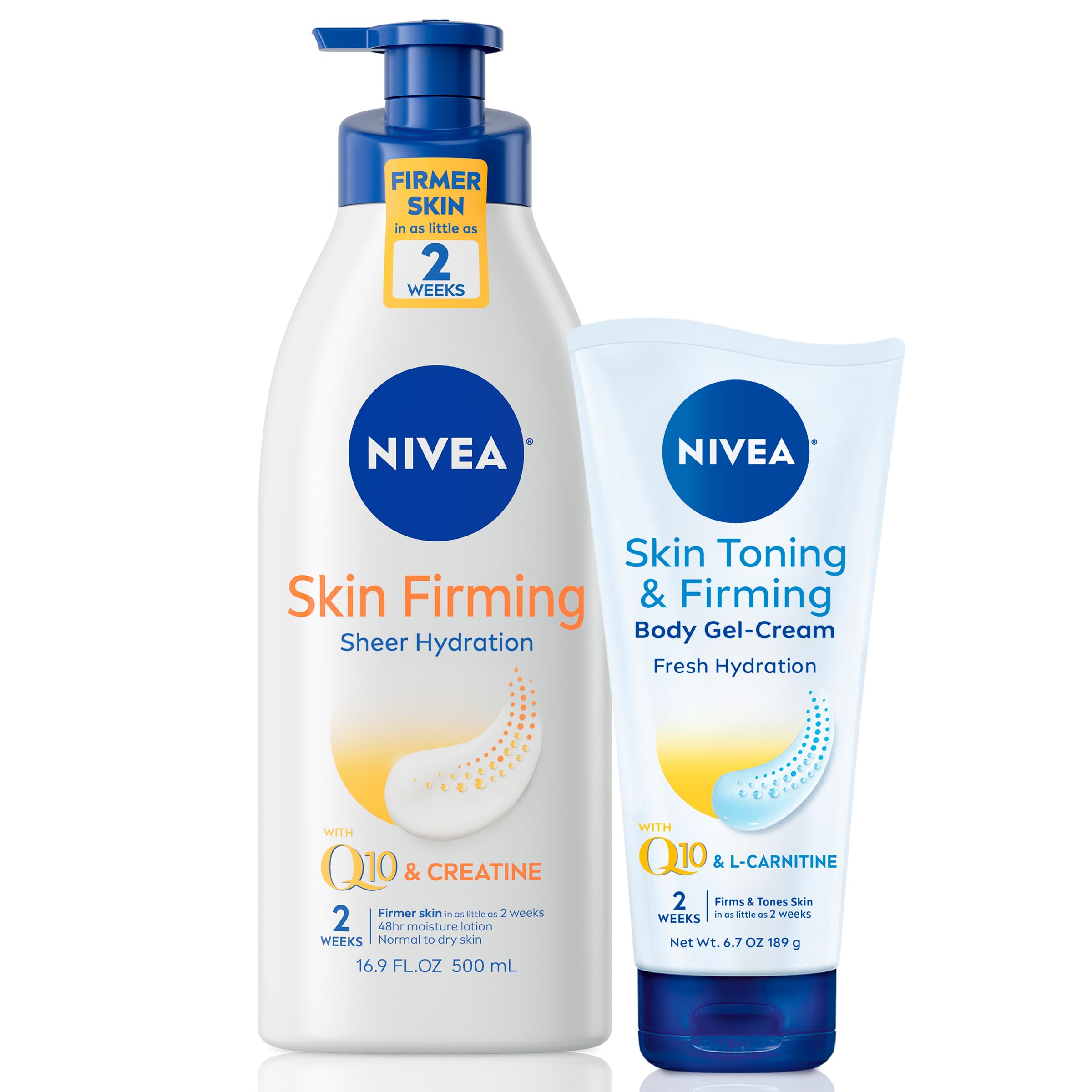 Loción Corporal Reafirmante Nivea Skin De Variety Pack, 500 Ml Y Gel En Crema - Venta Internacional.