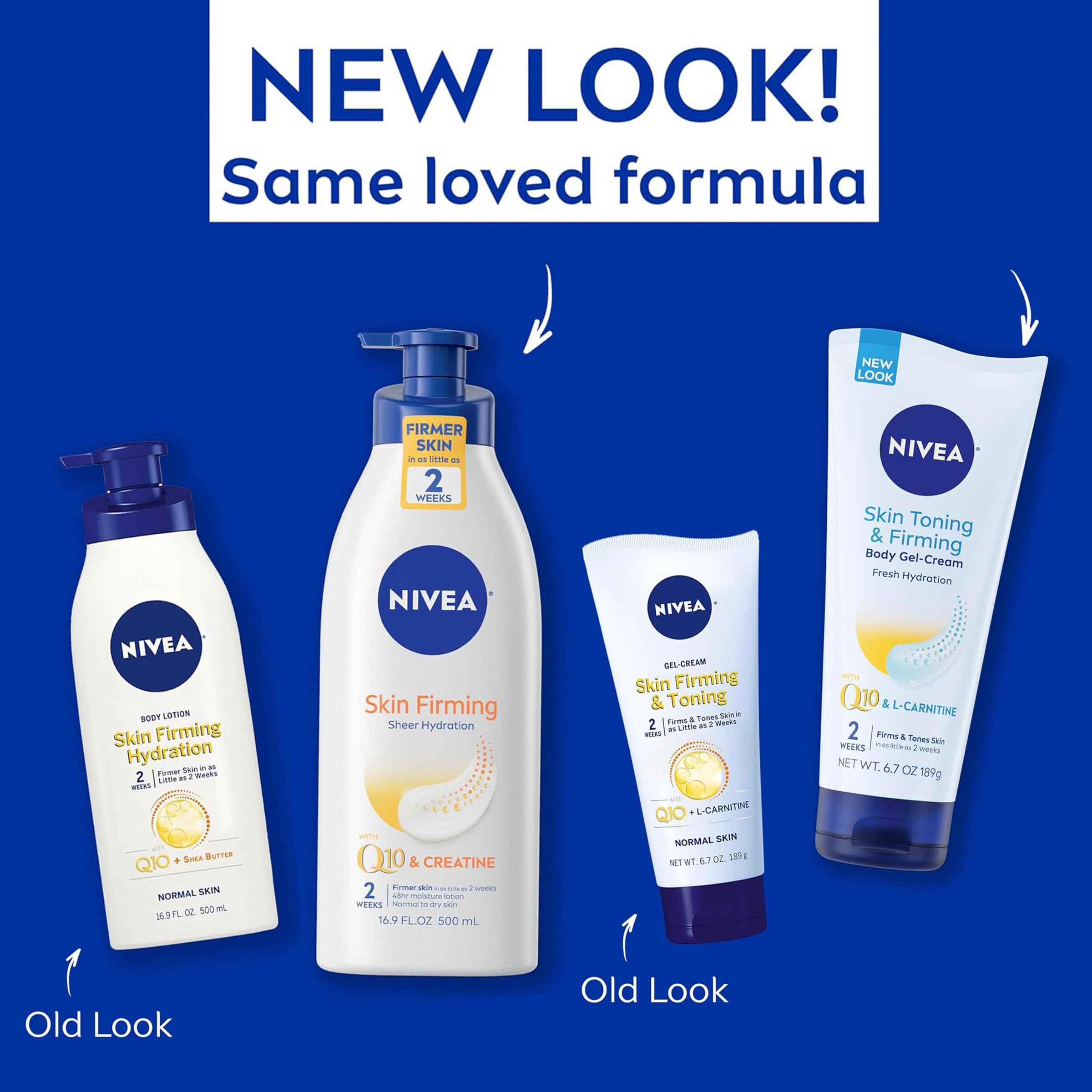 Foto 4 pulgar | Loción Corporal Reafirmante Nivea Skin De Variety Pack, 500 Ml Y Gel En Crema - Venta Internacional.