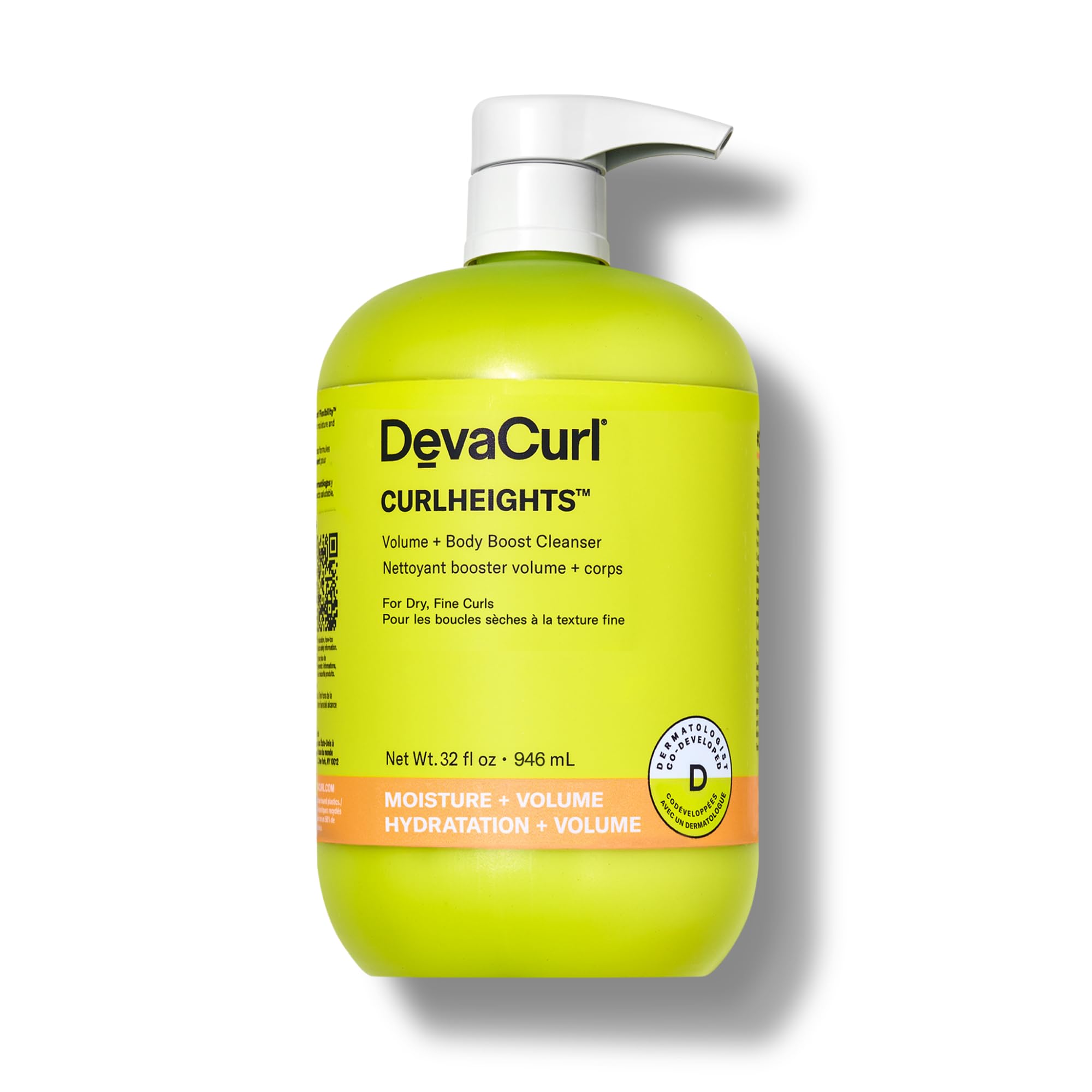 Foto 2 pulgar | Champú Devacurl Curlheights Volume + Body Boost 960 Ml - Venta Internacional.