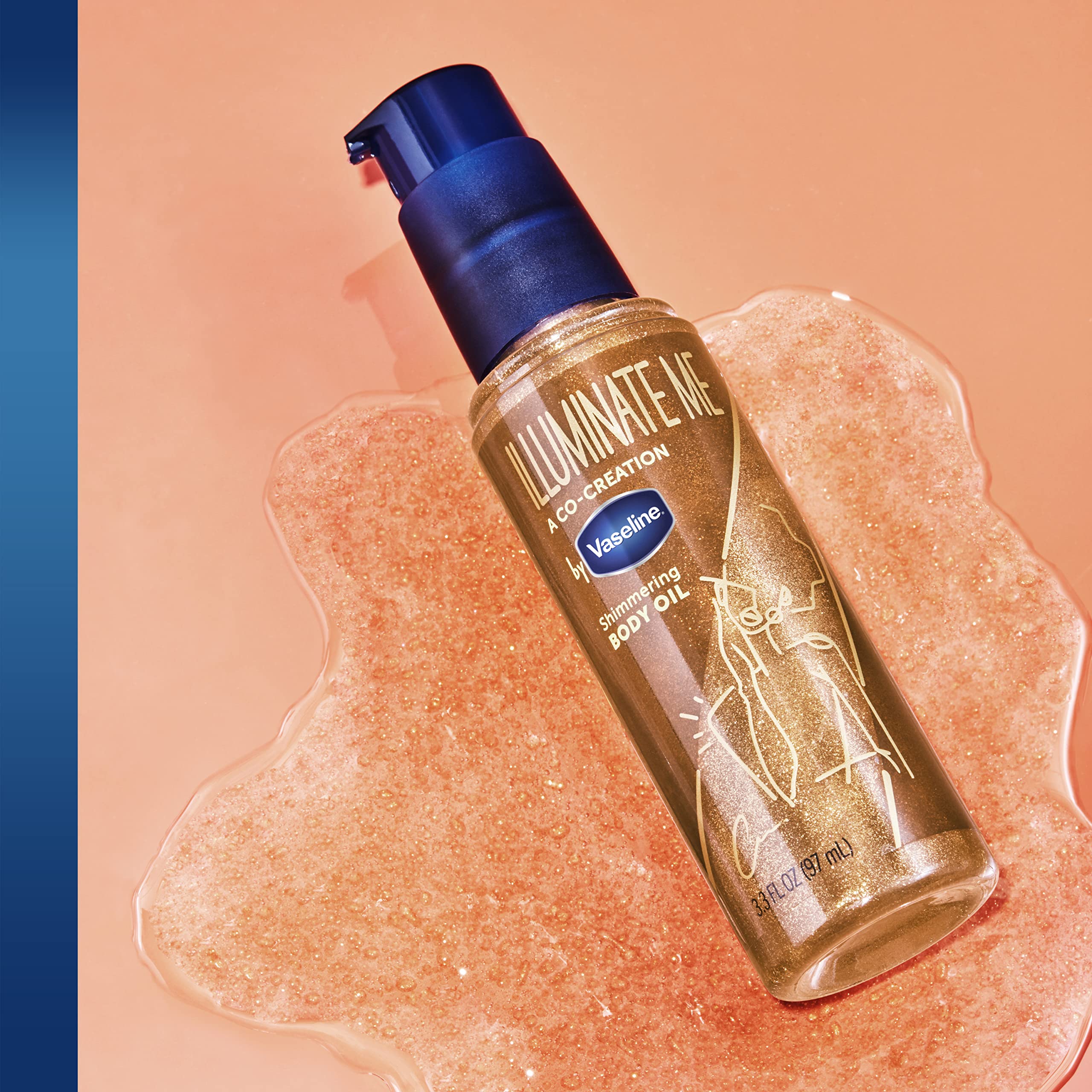 Foto 7 pulgar | Aceite Corporal Vaseline Illuminate Me Shimmering, 100 Ml, Para Piel Con Melanina - Venta Internacional.