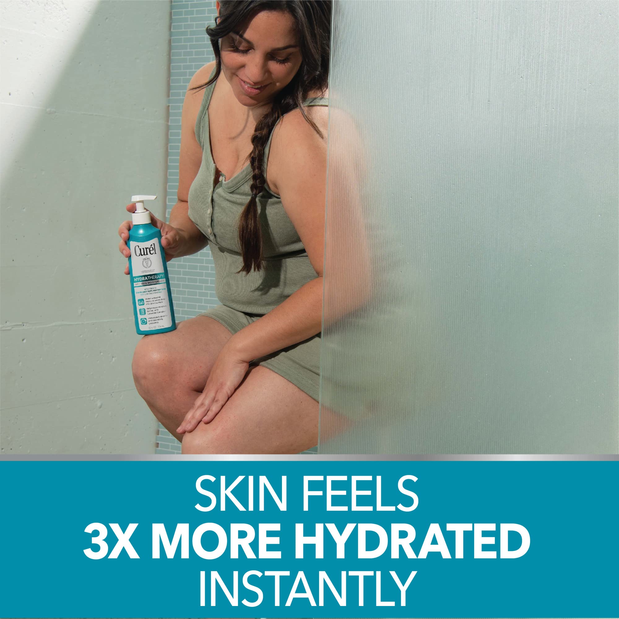 Foto 7 | Crema Hidratante Corporal Curel Hydra Therapy Para Ducha, 360 Ml - Venta Internacional.