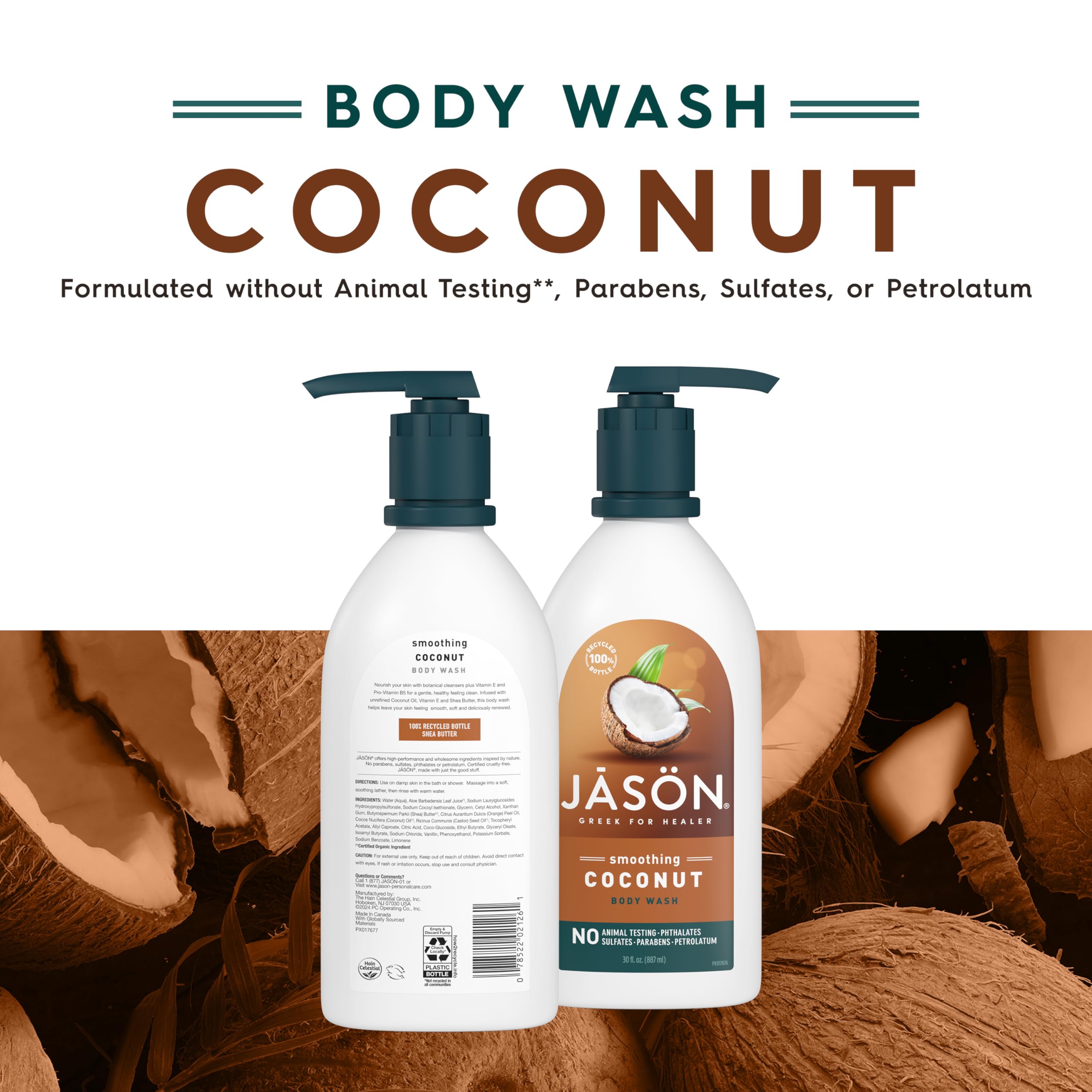 Foto 3 pulgar | Gel De Baño Jason Coconut Suavizante De 900 Ml Con Vitamina E Y B5 - Venta Internacional.