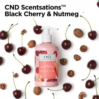 Foto 4 | Loción Cnd Hand & Body Scentsations Black Cherry & Nuez Moscada 245 Ml - Venta Internacional.