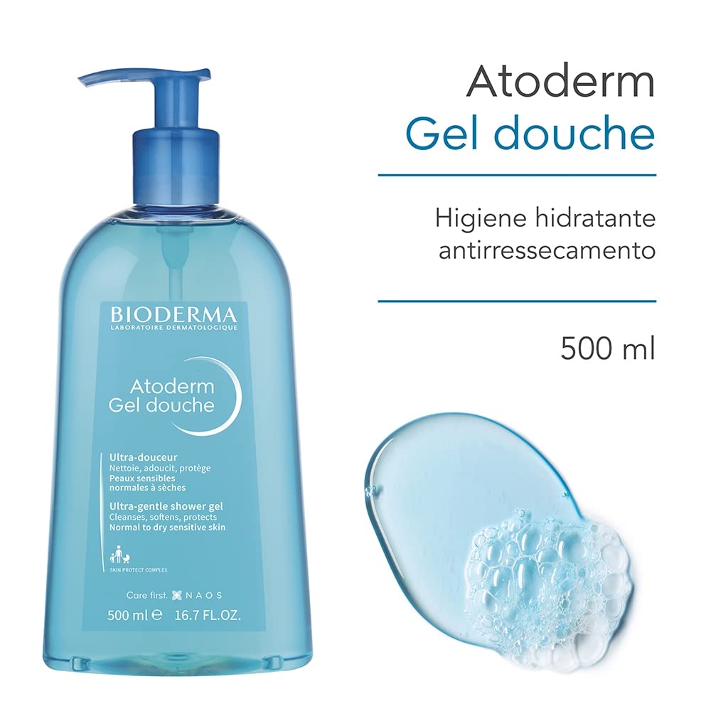 Foto 3 pulgar | Gel De Ducha Bioderma Atoderm Hidratante Para Piel Normal A Seca - Venta Internacional.