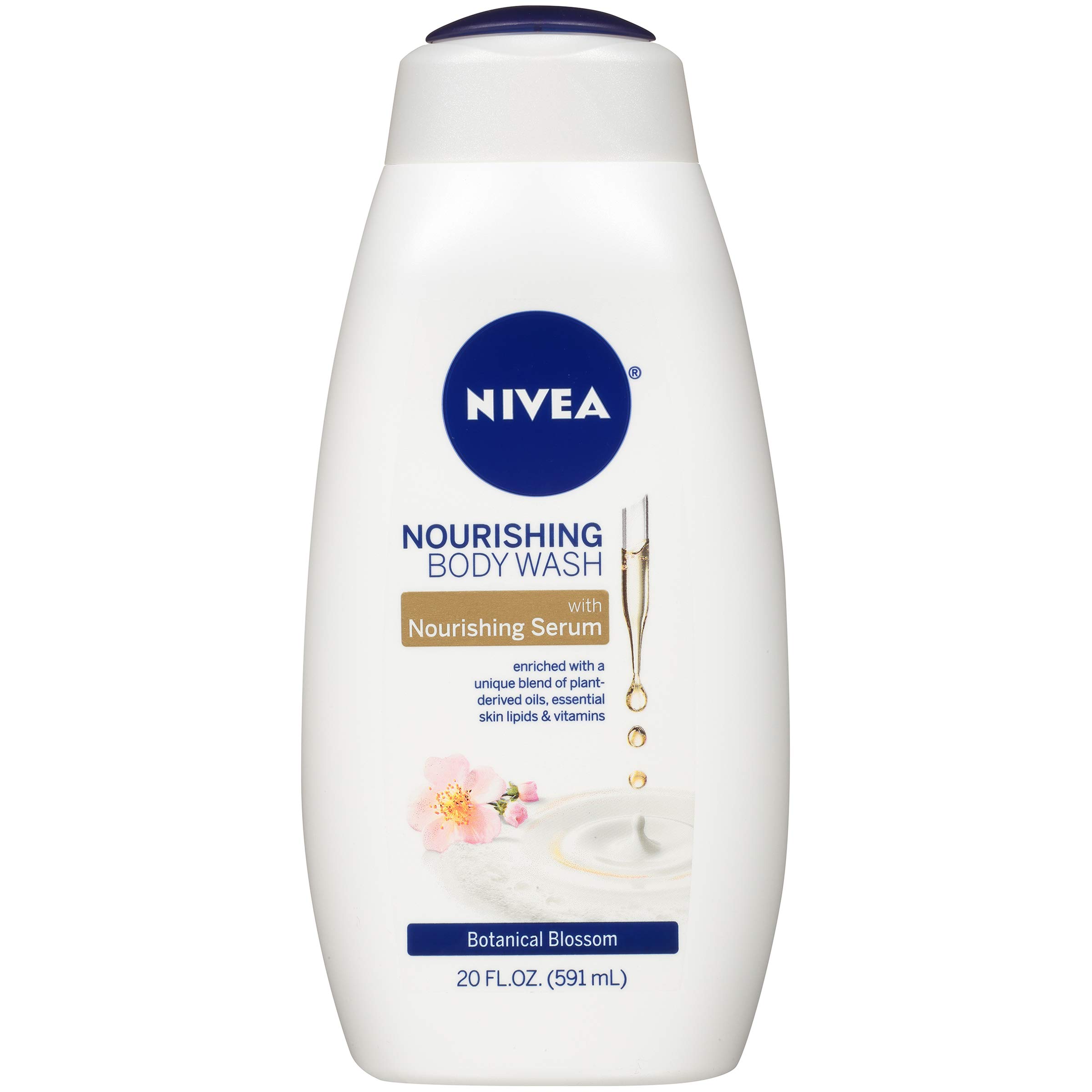 Gel De Baño Nivea Nourishing Botanical Blossom 600 Ml Para Piel Seca - Venta Internacional.