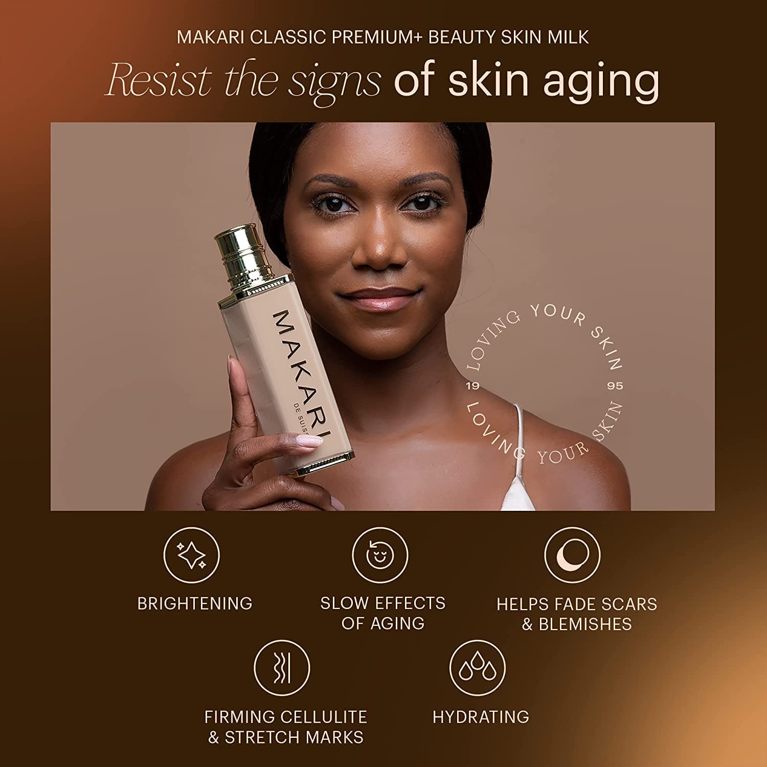 Foto 4 pulgar | Loción Corporal Makari Premium+ Body Brightening 135 Ml Antienvejecimiento - Venta Internacional.