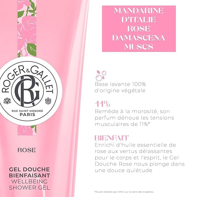 Foto 4 pulgar | Gel De Ducha Y Gel De Baño Roger & Gallet Rose 200 Ml Para Mujer - Venta Internacional.