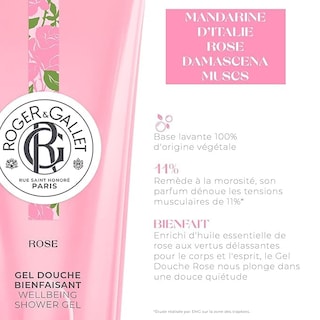 Foto 3 | Gel De Ducha Y Gel De Baño Roger & Gallet Rose 200 Ml Para Mujer - Venta Internacional.