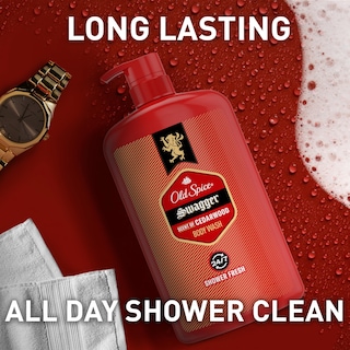 Foto 6 | Gel De Baño Old Spice Red Collection Swagger 24 Horas 990 Ml X4 - Venta Internacional.