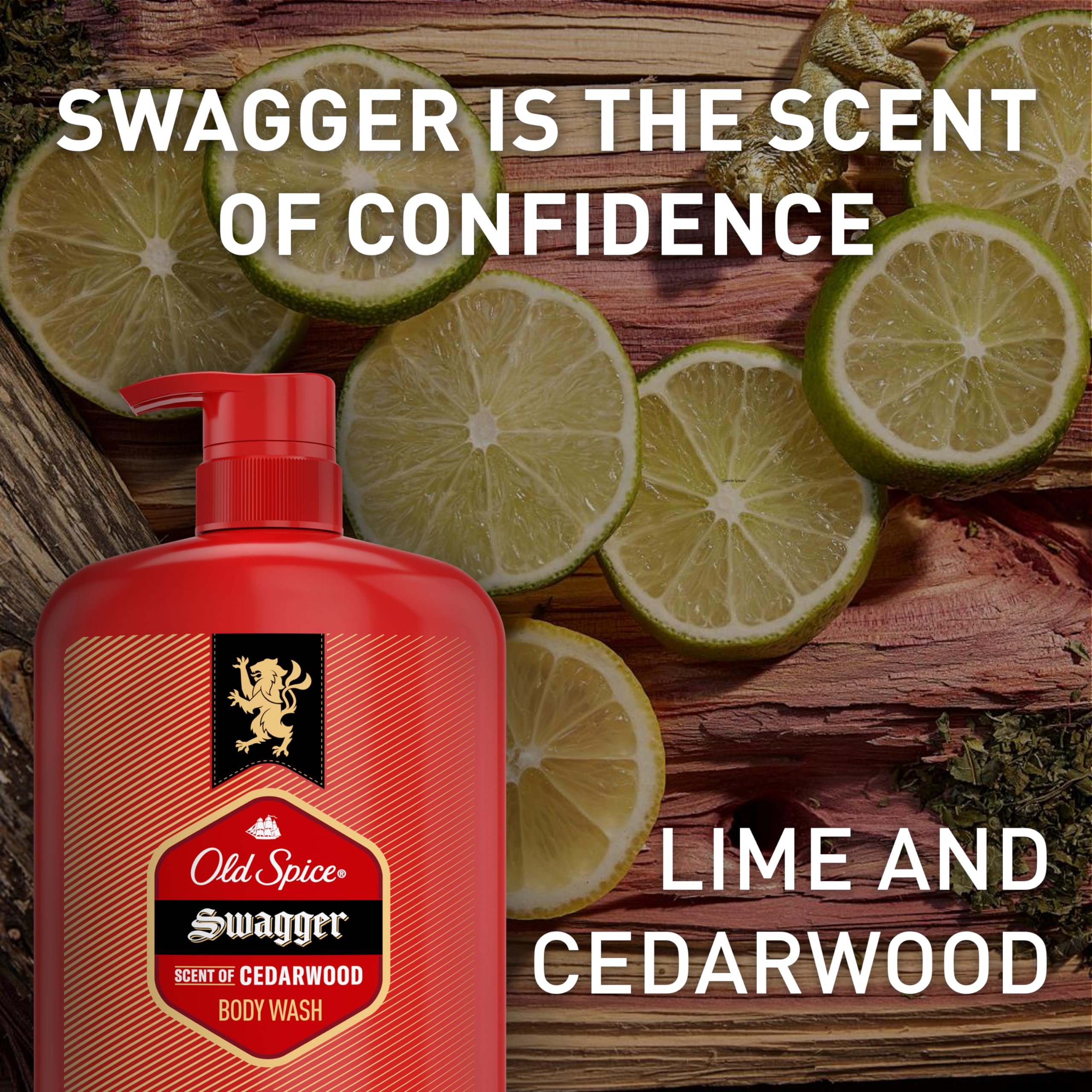 Foto 8 pulgar | Gel De Baño Old Spice Red Collection Swagger 24 Horas 990 Ml X4 - Venta Internacional.