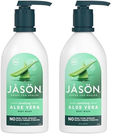 Foto 1 | Gel De Baño Jason Natural Soothing Aloe Vera 900 Ml (paquete De 2) - Venta Internacional.