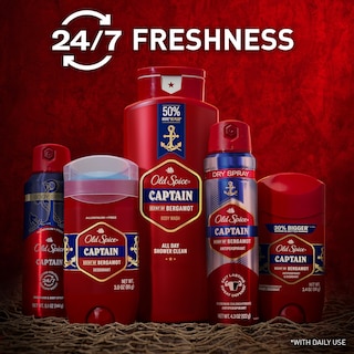 Foto 7 | Gel De Baño Old Spice Red Collection Captain Scent 700 Ml X4 - Venta Internacional.