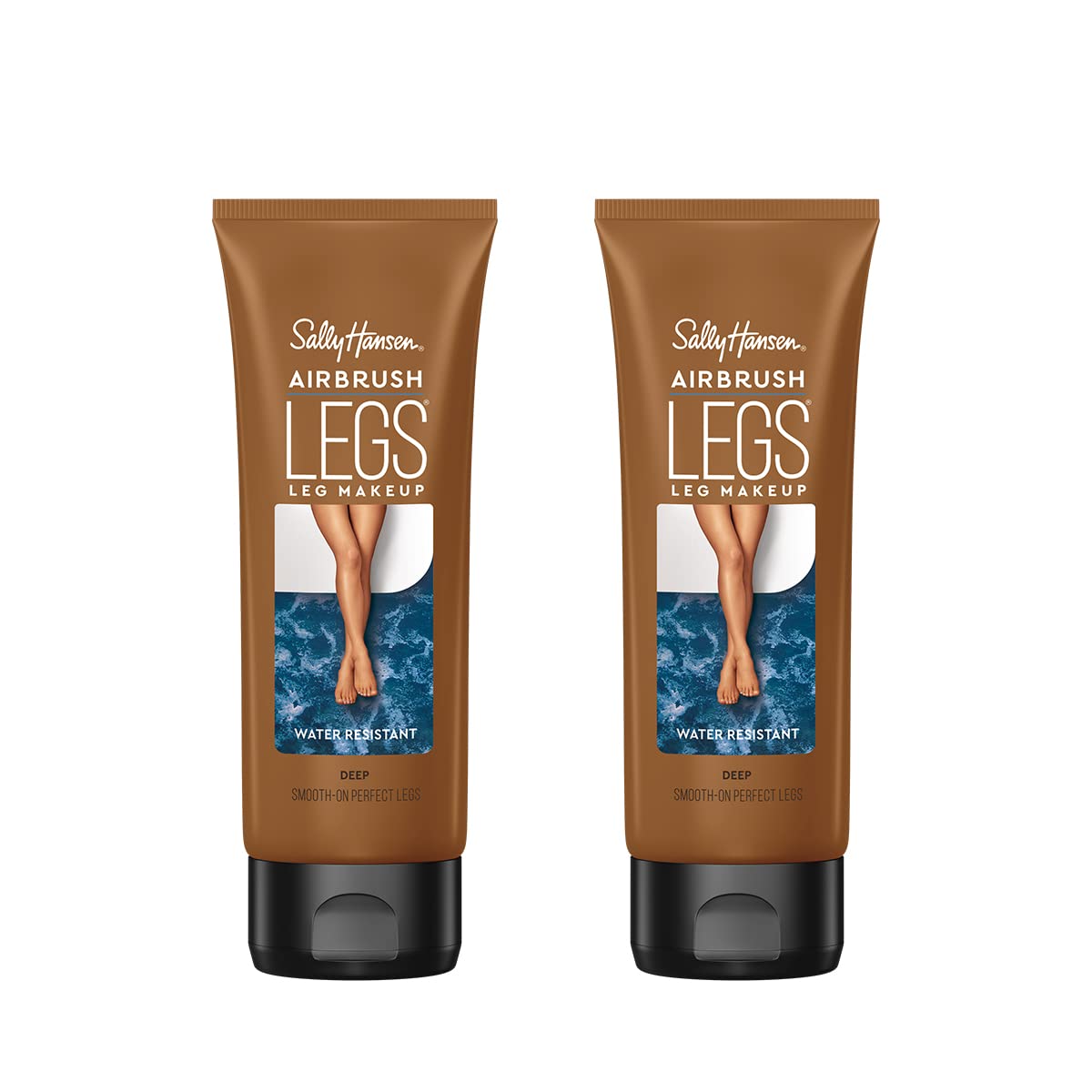 Loción De Maquillaje Para Piernas Sally Hansen Airbrush Legs Deep 120 Ml X2 - Venta Internacional.