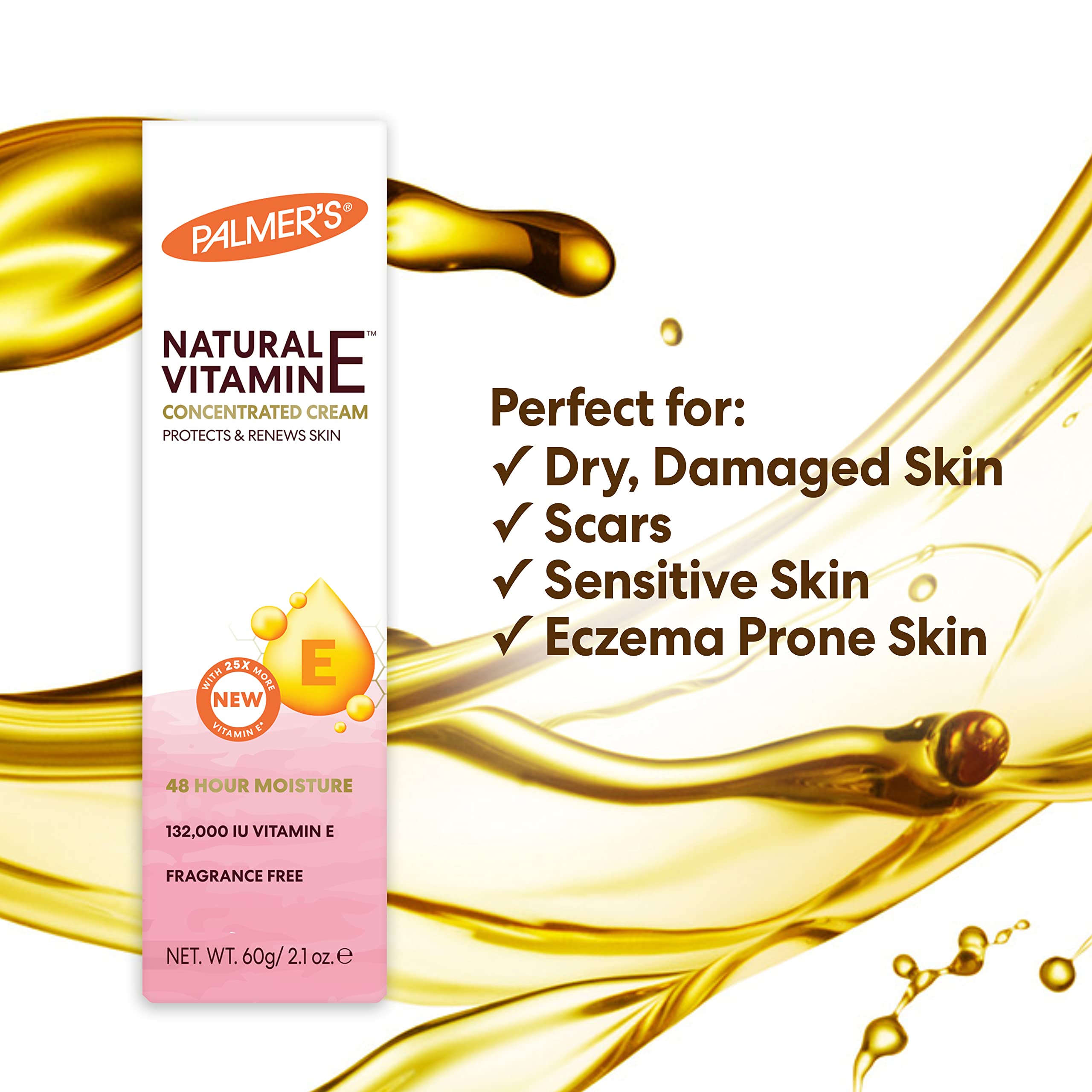 Foto 4 | Crema Palmer's Concentrada De Vitamina E Para Manos Y Cuerpo, 62 Ml - Venta Internacional.
