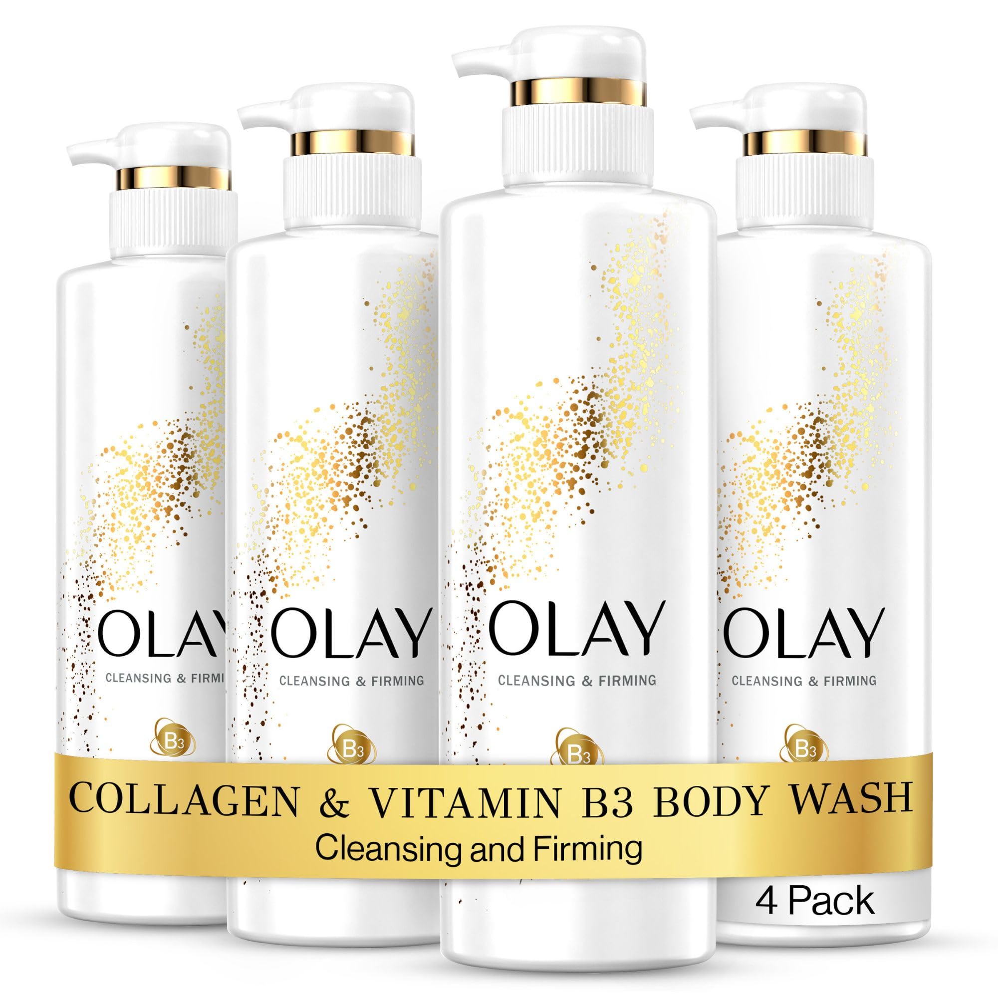 Gel De Baño Olay Limpiador Y Reafirmante Con Colágeno 600 Ml (x4) - Venta Internacional.