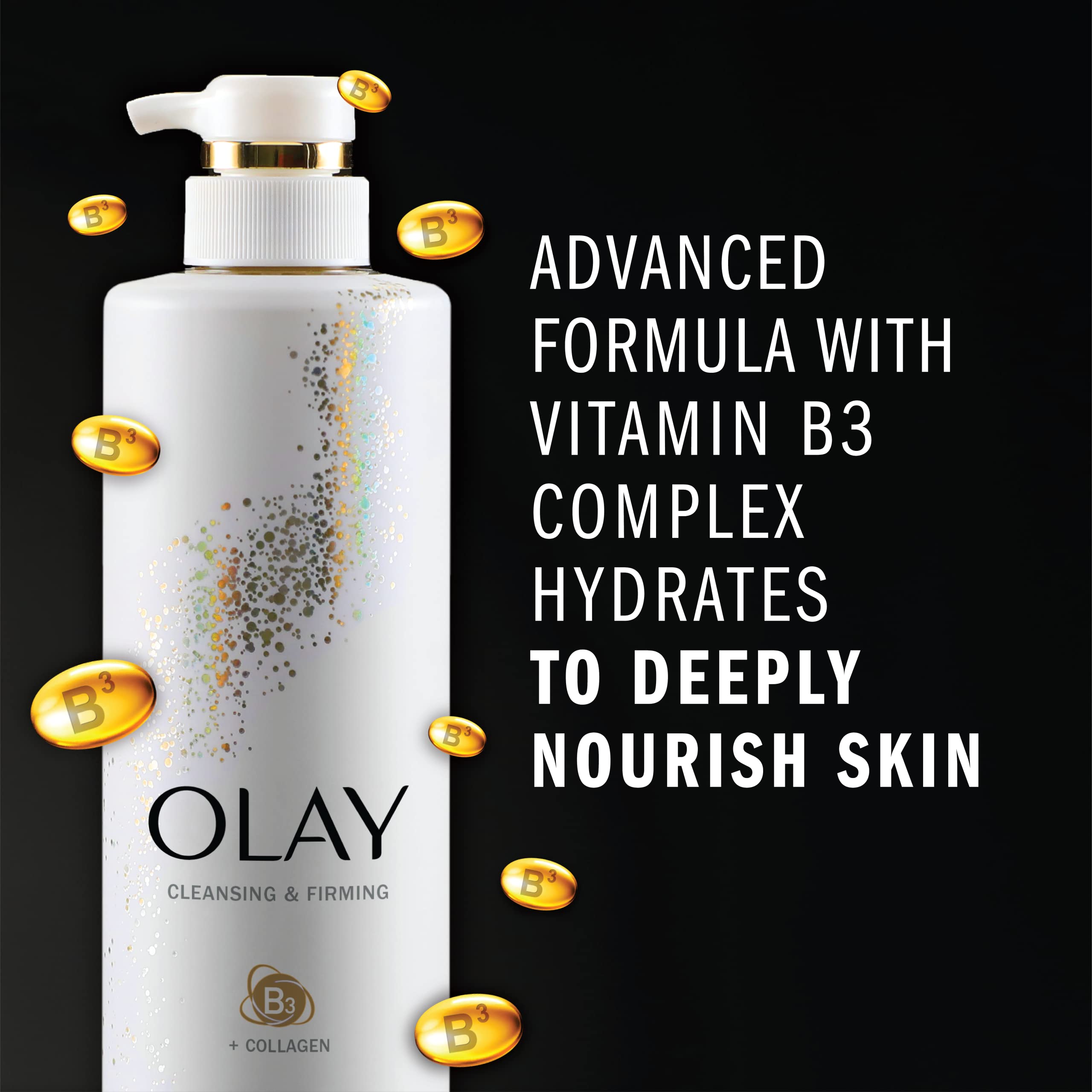 Foto 4 pulgar | Gel De Baño Olay Limpiador Y Reafirmante Con Colágeno 600 Ml (x4) - Venta Internacional.