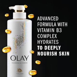 Foto 3 | Gel De Baño Olay Limpiador Y Reafirmante Con Colágeno 600 Ml (x4) - Venta Internacional.