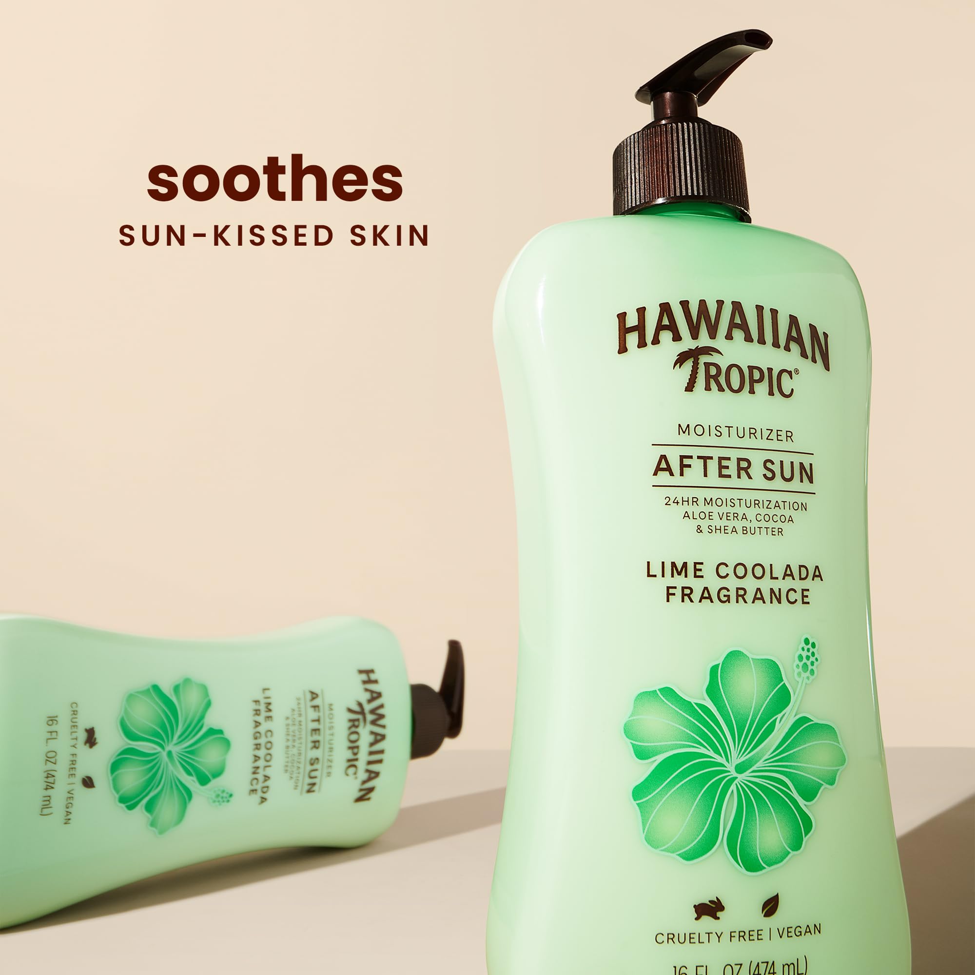 Foto 3 pulgar | Loción Para Después Del Sol Hawaiian Tropic Lime Coolada, 480 Ml, Paquete Doble - Venta Internacional.