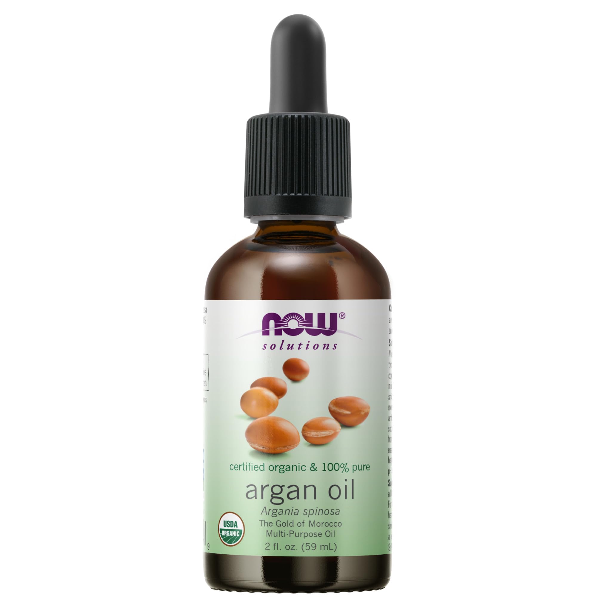 Foto 1 | Aceite De Argán Now Foods Solutions, 60 Ml, Certificado Orgánico, 100% Puro - Venta Internacional.