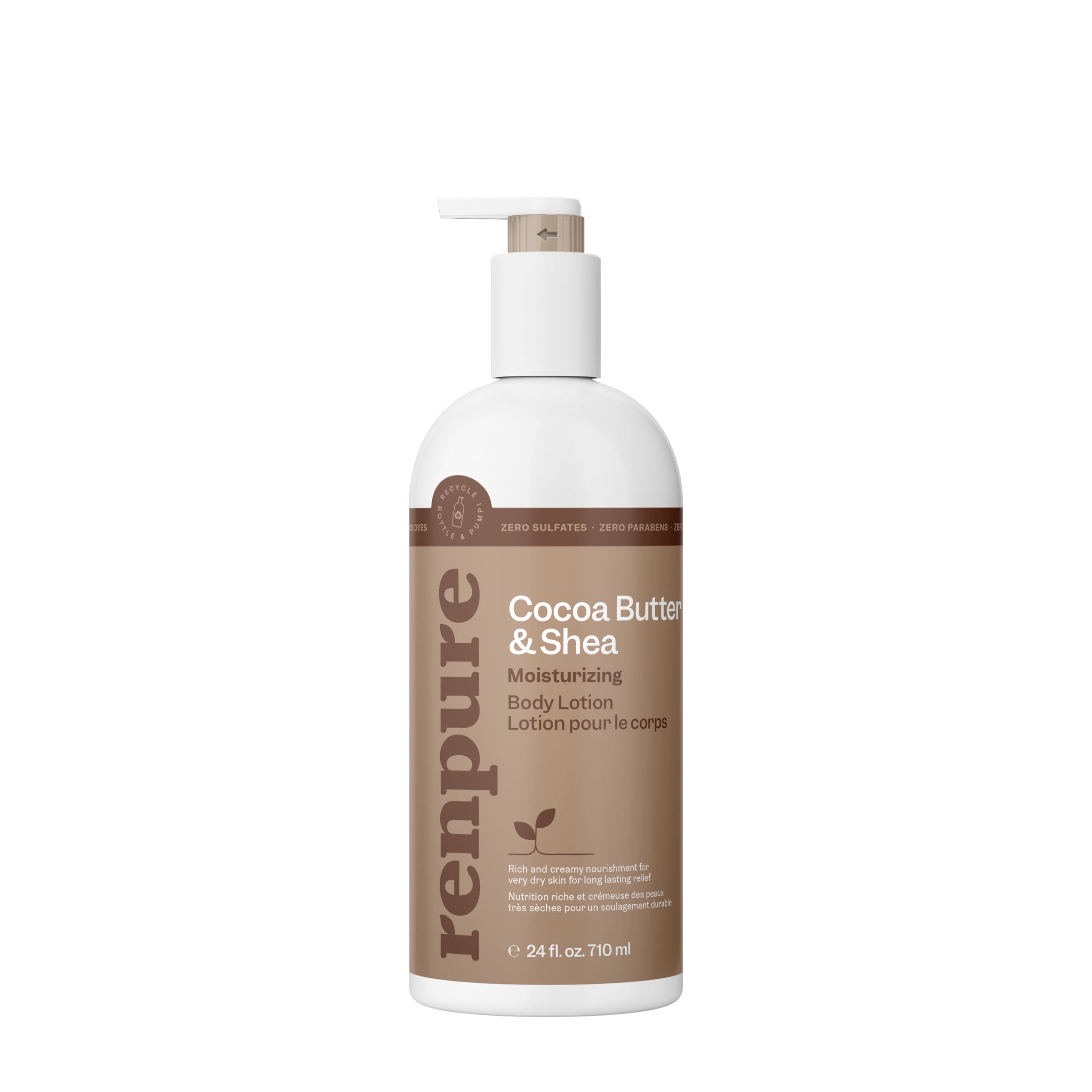 Loción Corporal Renpure Manteca De Cacao Y Manteca De Karité 710 Ml - Venta Internacional.