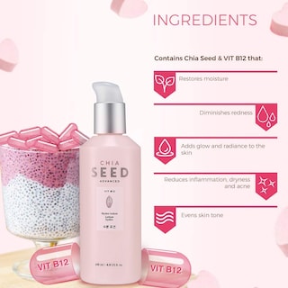 Foto 3 | Loción The Face Shop Chía Seed Hydro Para Piel 145 Ml - Venta Internacional.