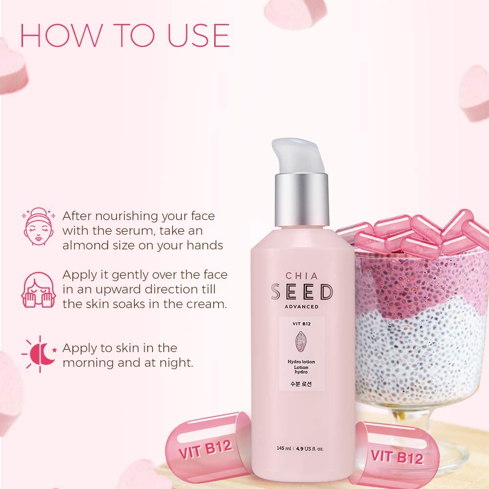 Foto 4 | Loción The Face Shop Chía Seed Hydro Para Piel 145 Ml - Venta Internacional.
