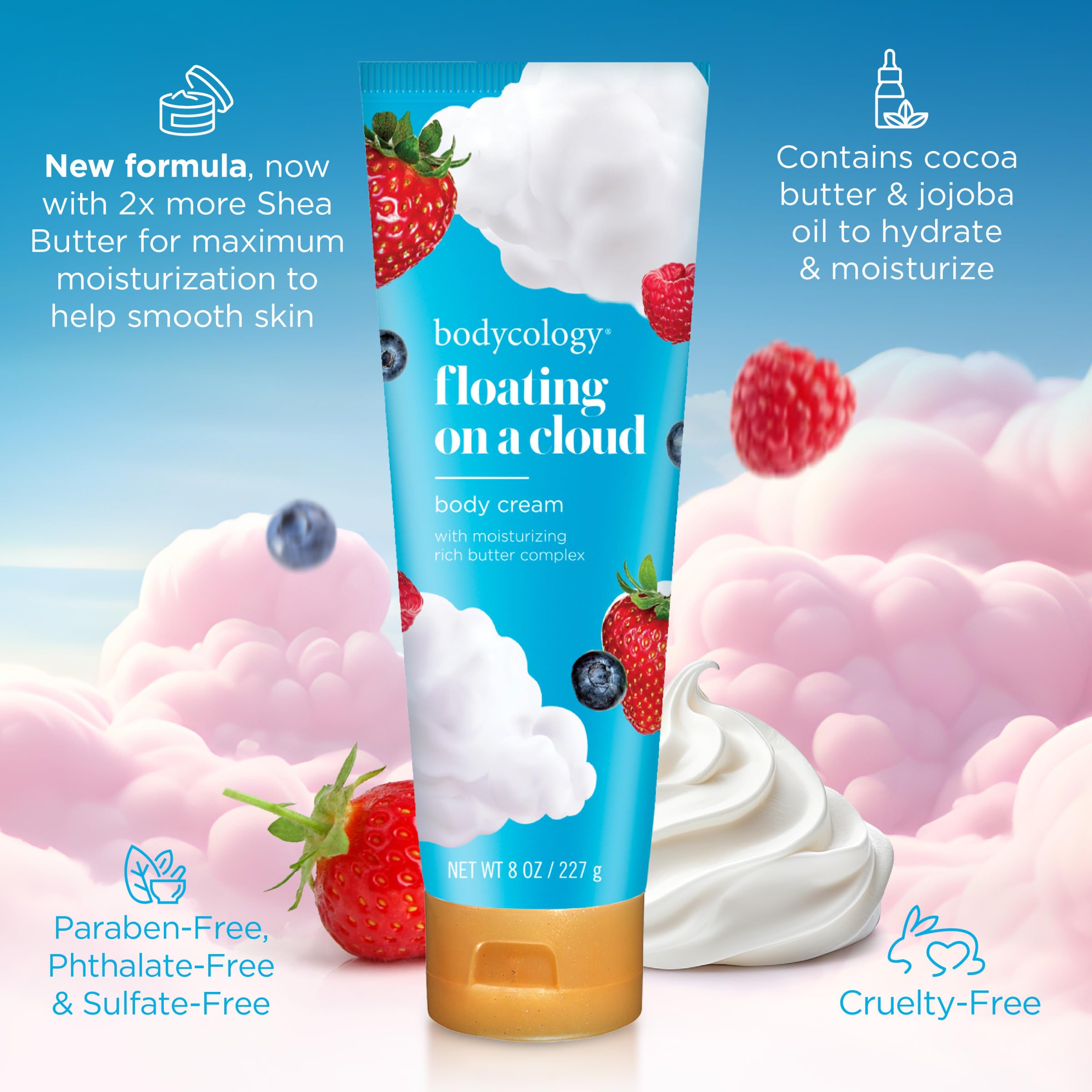Foto 6 pulgar | Crema Corporal Bodycology Manteca De Karité Que Flota En Una Nube 240 Ml - Venta Internacional.