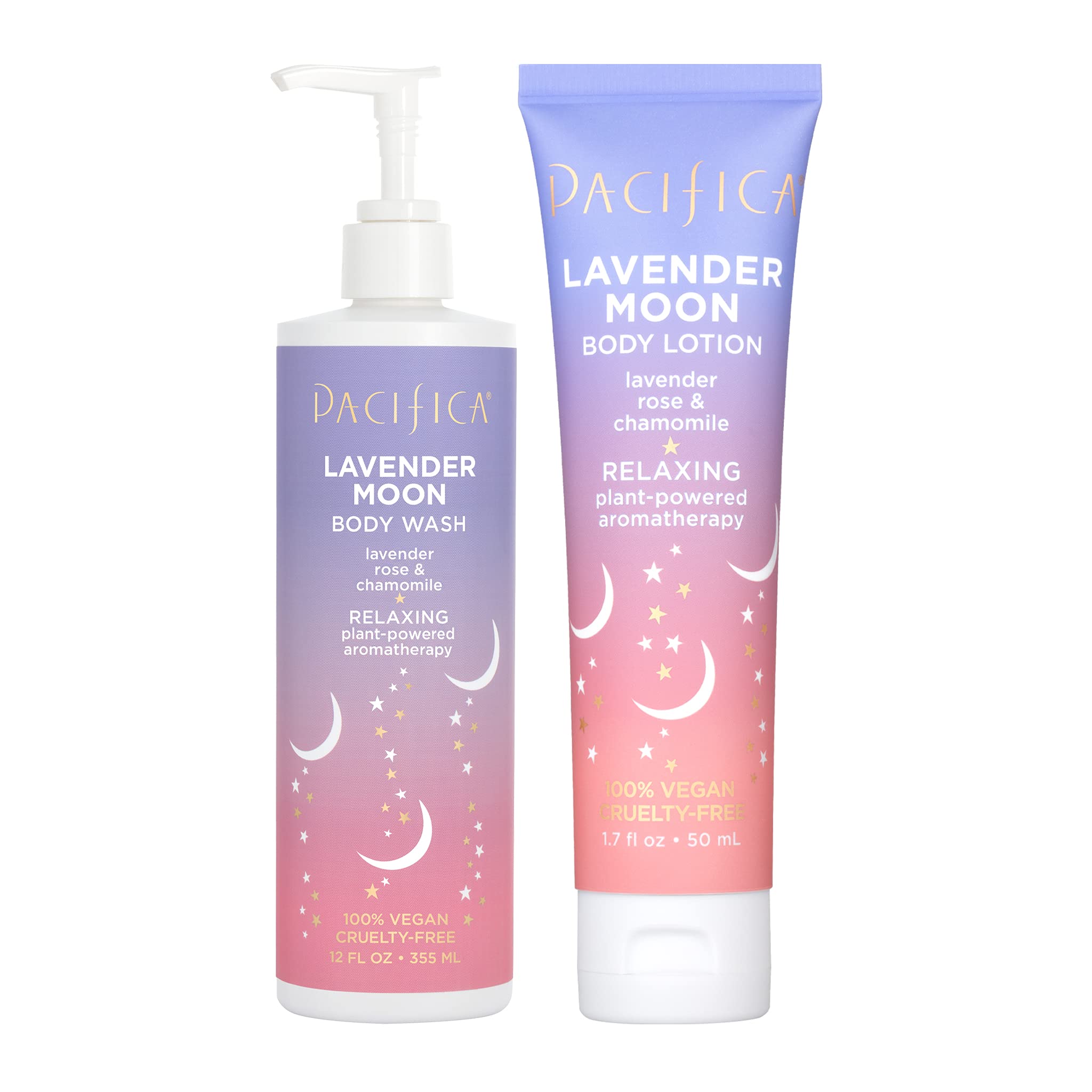 Foto 2 pulgar | Set De Gel De Baño Y Loción Corporal Pacifica Lavender Moon 355 Ml - Venta Internacional.