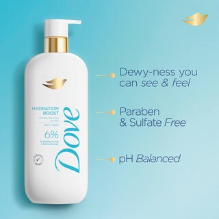 Foto 2 | Gel De Baño Dove Hydration Boost Con Ácido Hialurónico 550 Ml - Venta Internacional.