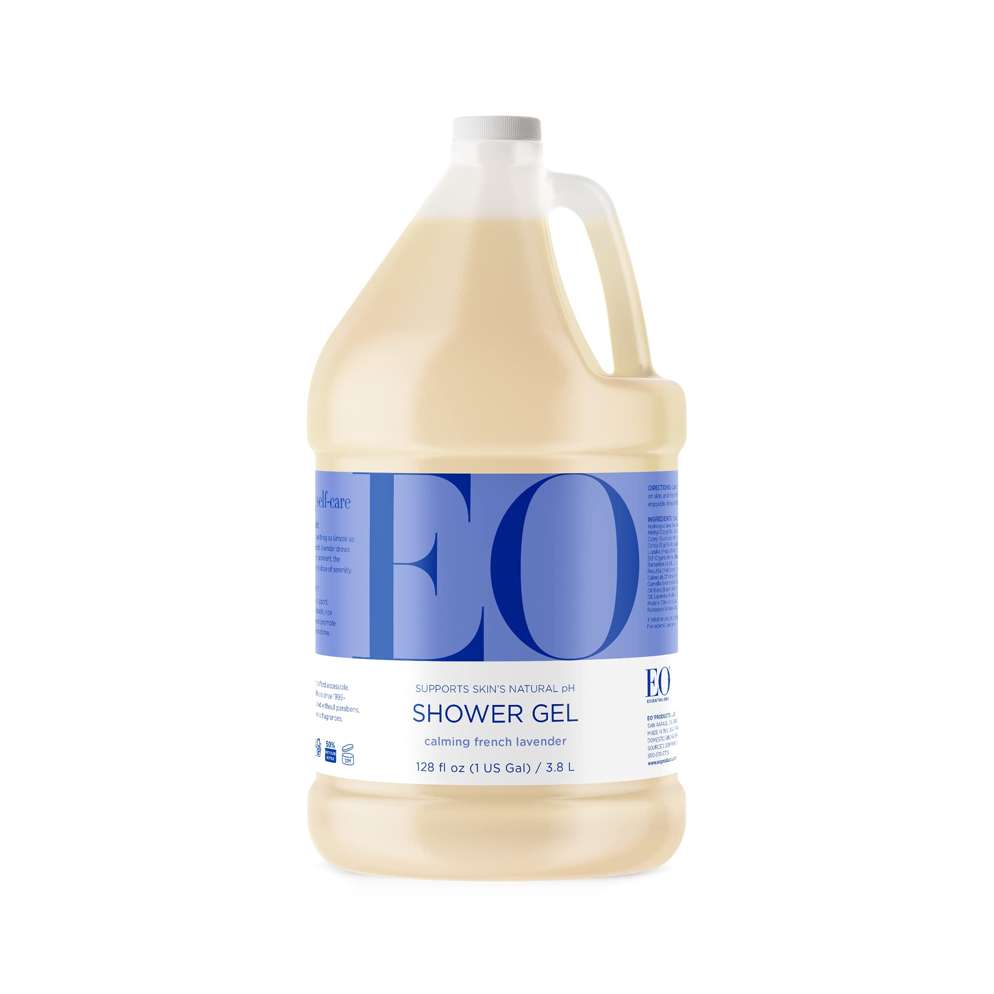 Recambio De Gel De Ducha Eo French Lavender, 1 Galón (3,78 L) - Venta Internacional.