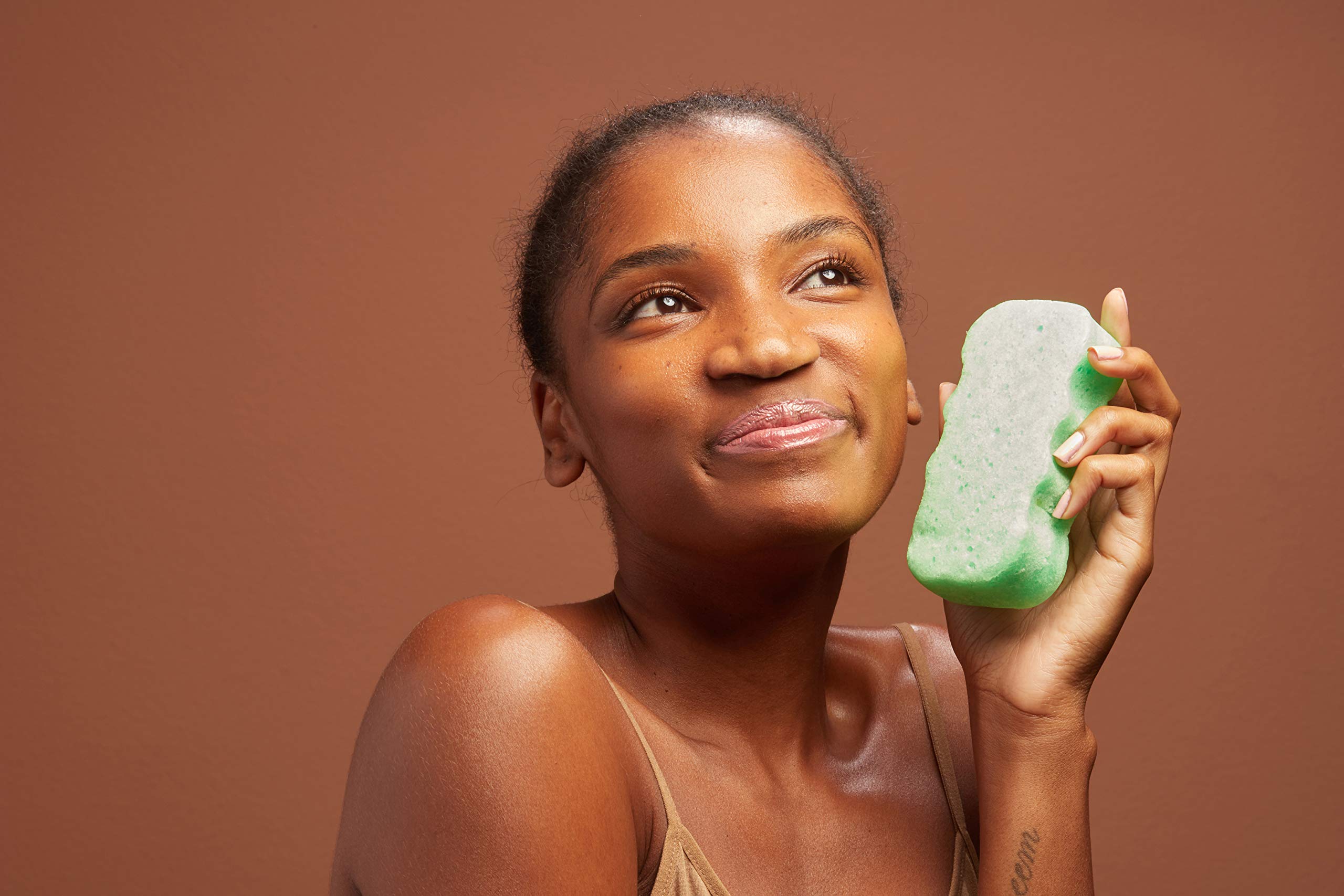 Foto 4 pulgar | Esponja De Gel Corporal Spongeables Cool Cucumber, Más De 20 Lavados - Venta Internacional.