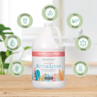 Foto 4 | Loción Ginger Lily Farms, Mantequilla Calmante, Champán Y Mimosa, 1 Litro - Venta Internacional.