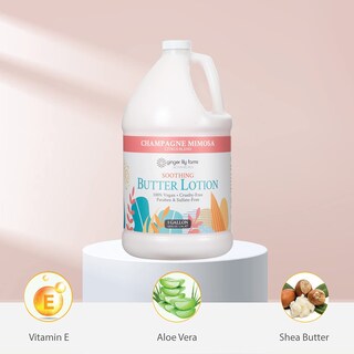 Foto 5 | Loción Ginger Lily Farms, Mantequilla Calmante, Champán Y Mimosa, 1 Litro - Venta Internacional.