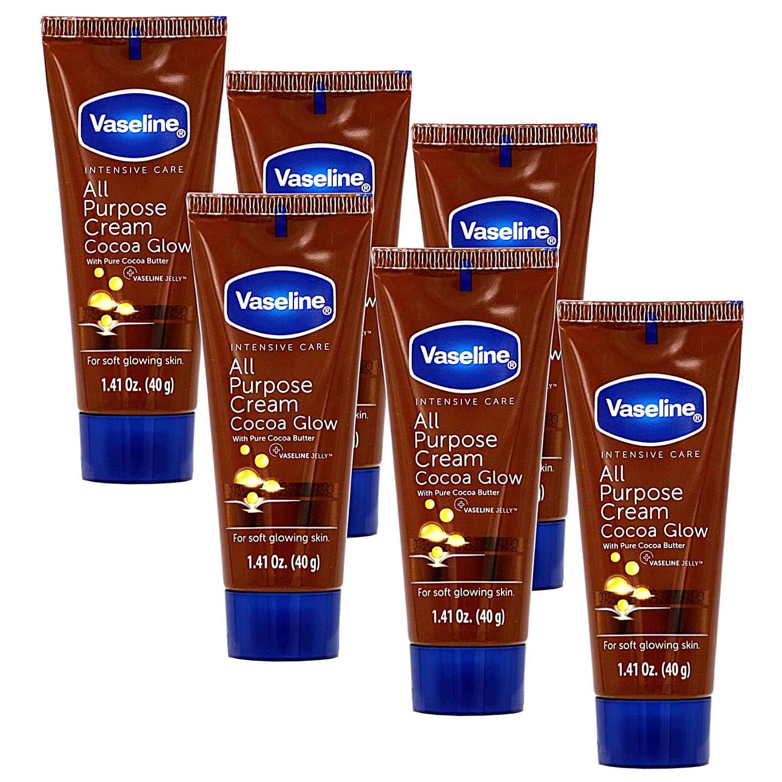 Crema De Vaselina Multiusos Cocoa Glow Con Manteca De Cacao, 40 Ml, 6 Unidades - Venta Internacional.