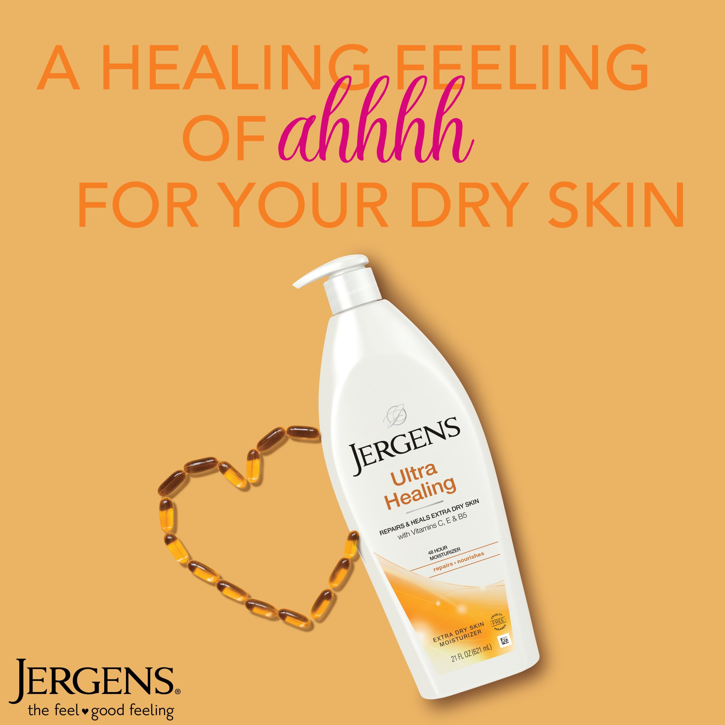 Foto 3 pulgar | Hidratante Jergens Ultra Healing Para Piel Seca 621 Ml Con Vitaminas - Venta Internacional.