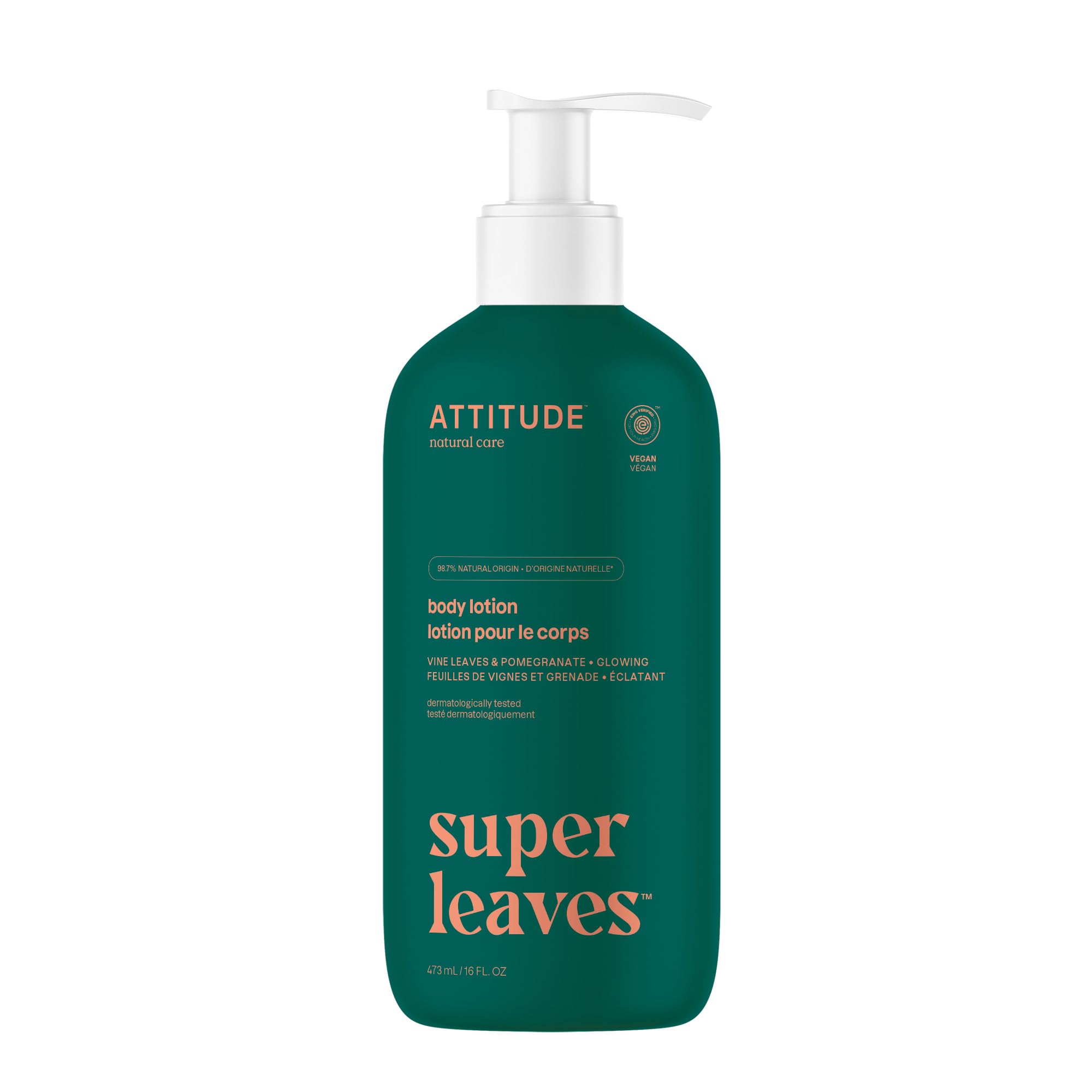 Foto 2 pulgar | Loción Corporal Attitude Vegan Skin Care Leaves 480 Ml - Venta Internacional.
