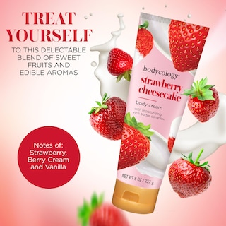 Foto 2 | Crema Corporal Bodycology Tarta De Queso Con Manteca De Karité Y Fresa 240 Ml - Venta Internacional.