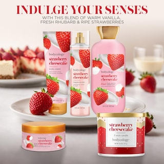Foto 6 | Crema Corporal Bodycology Tarta De Queso Con Manteca De Karité Y Fresa 240 Ml - Venta Internacional.