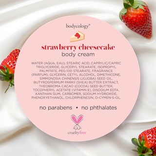 Foto 7 | Crema Corporal Bodycology Tarta De Queso Con Manteca De Karité Y Fresa 240 Ml - Venta Internacional.