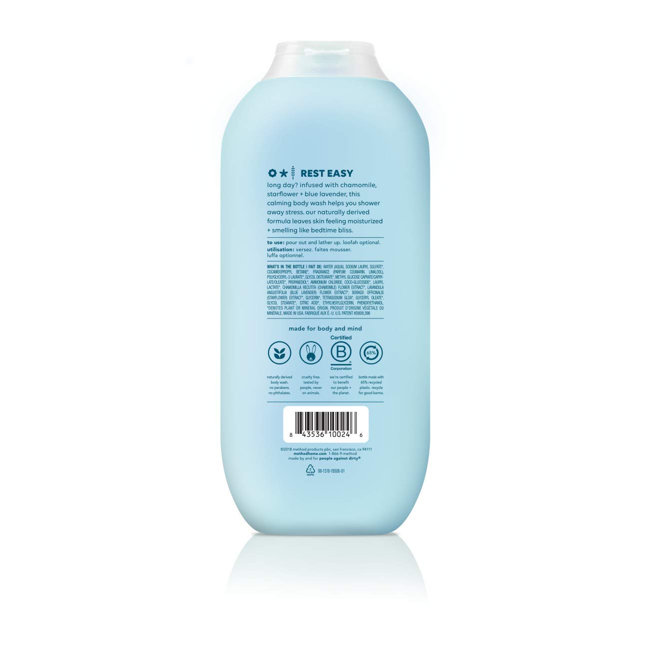 Foto 3 pulgar | Body Wash Method Wind Down, 532 Ml, Paquete De 6 - Venta Internacional.