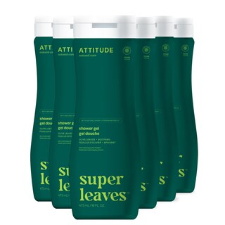 Foto 1 | Gel De Baño Attitude Olive Leaves, 473 Ml (paquete De 6) - Venta Internacional.