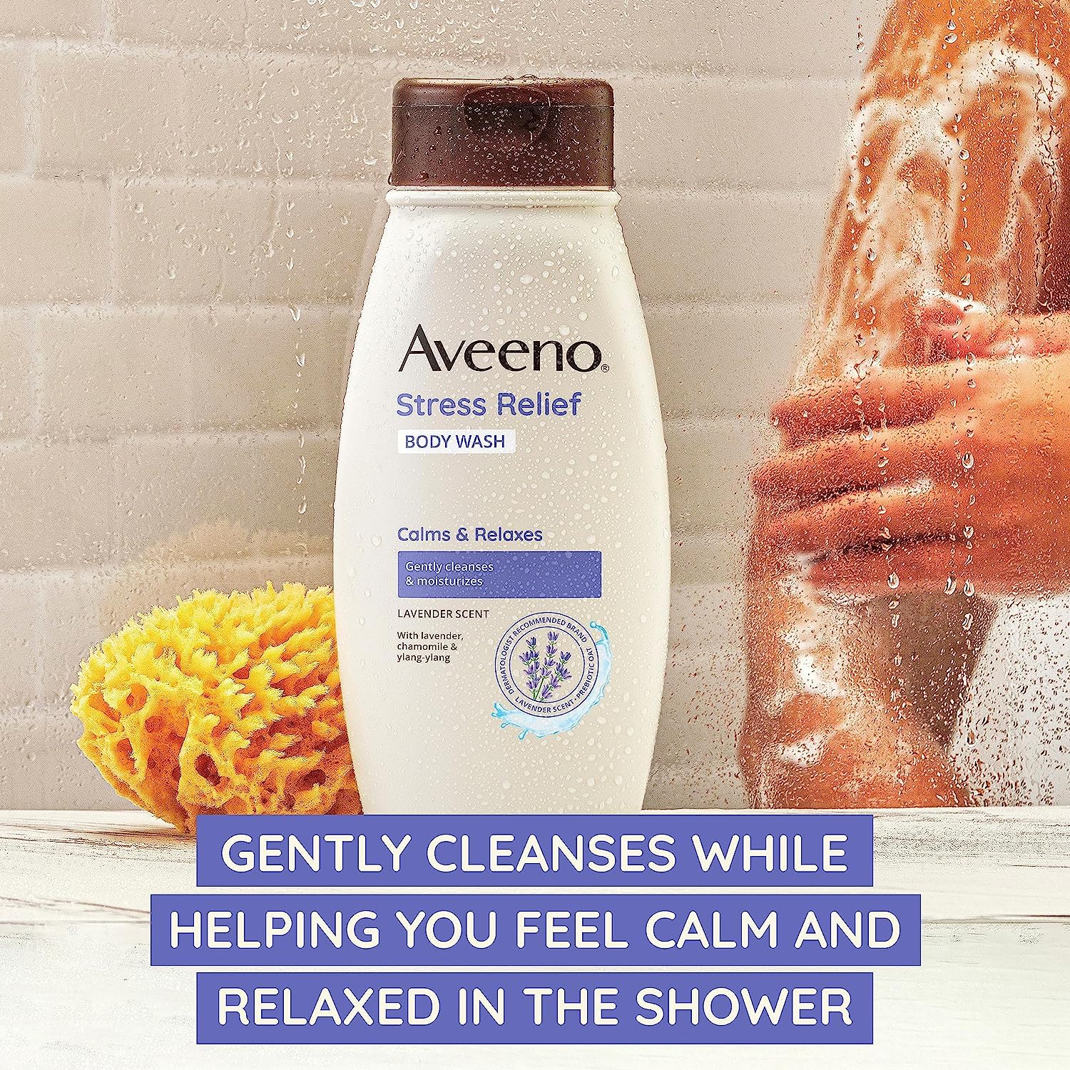 Foto 4 pulgar | Gel De Baño Aveeno Stress Relief Con Avena Calmante, 975 Ml - Venta Internacional.