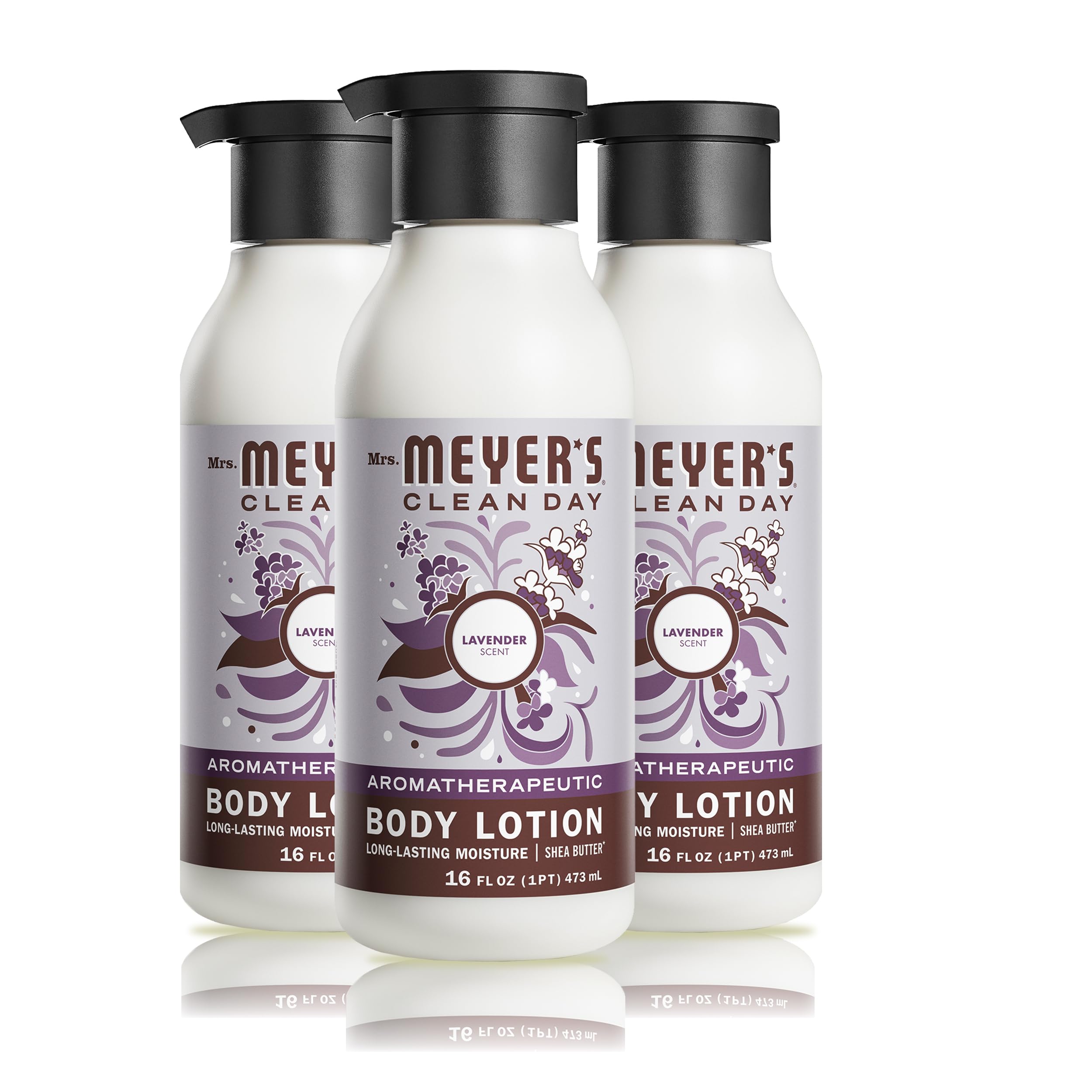 Loción Corporal Mrs. Meyer's Clean Day Para Piel Seca, Lavanda, 480 Ml - Venta Internacional.