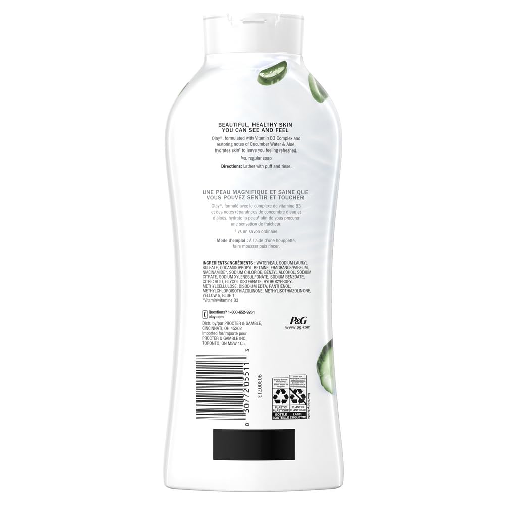 Foto 8 pulgar | Gel De Baño Olay Fresh Outlast, Pepino Y Aloe, 650 Ml (paquete De 4) - Venta Internacional.