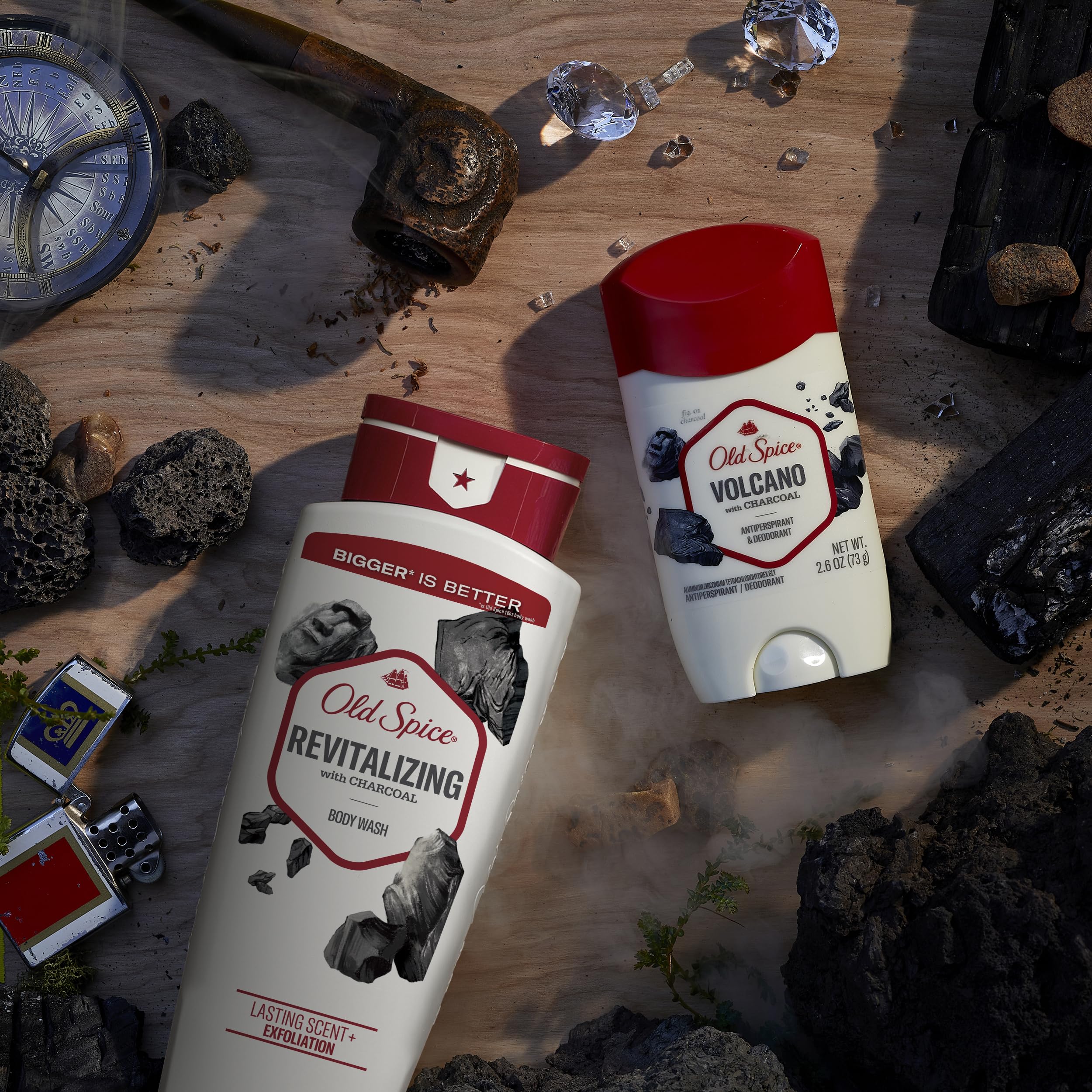 Foto 4 pulgar | Gel De Baño Old Spice Deep Revitalizing Con Carbón, 532 Ml X4 - Venta Internacional.