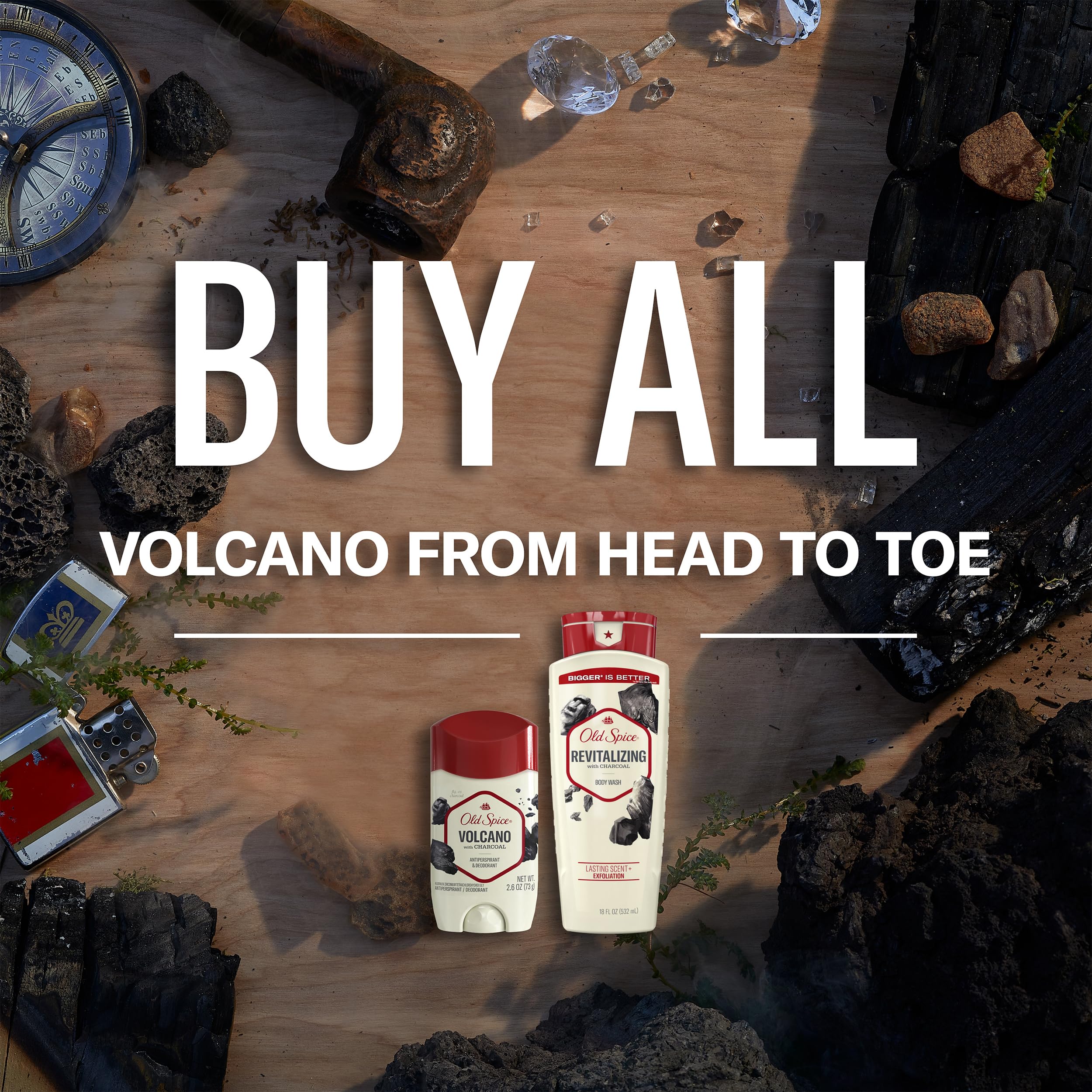 Foto 5 pulgar | Gel De Baño Old Spice Deep Revitalizing Con Carbón, 532 Ml X4 - Venta Internacional.