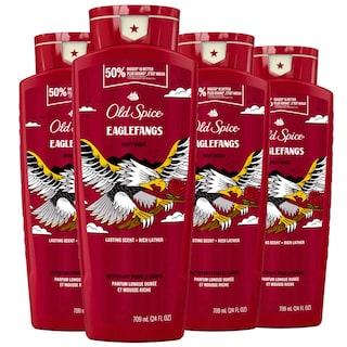 Foto 1 | Gel De Baño Old Spice Eaglefangs Para Hombre, 720 Ml (paquete De 4) - Venta Internacional.