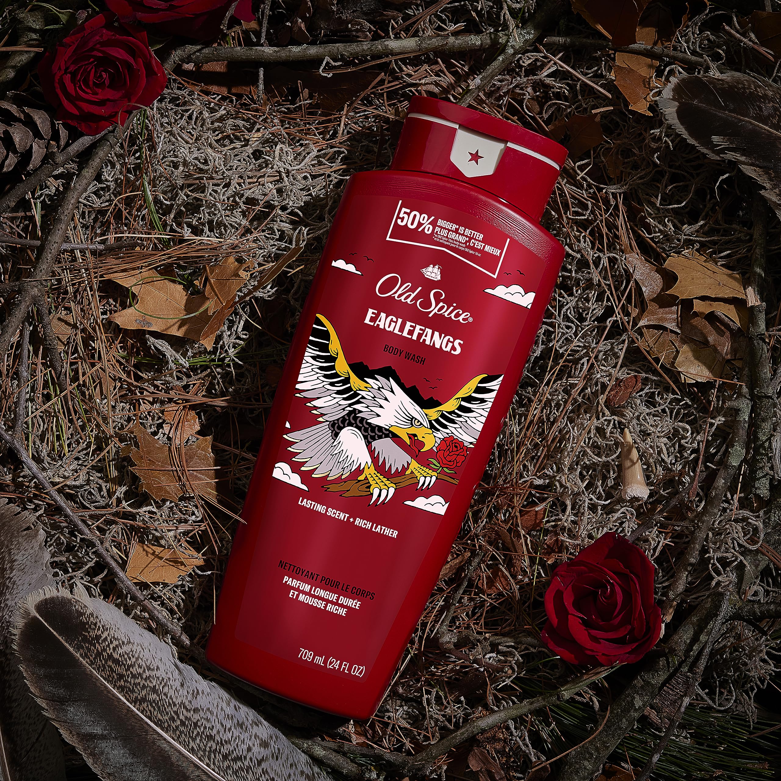 Foto 3 pulgar | Gel De Baño Old Spice Eaglefangs Para Hombre, 720 Ml (paquete De 4) - Venta Internacional.