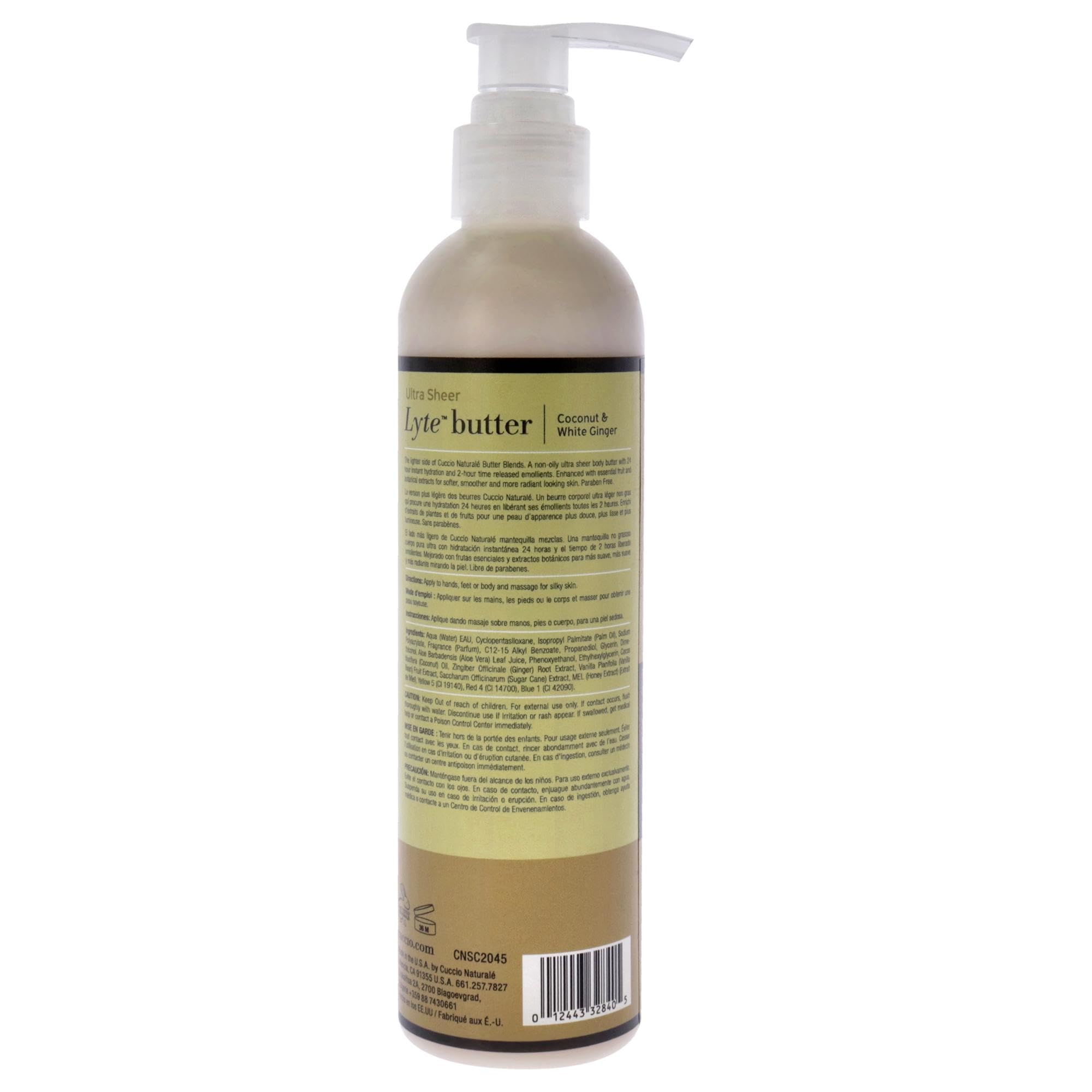 Foto 3 pulgar | Manteca Corporal Cuccio Naturale Lyte Ultra-sheer, 240 Ml, Coco - Venta Internacional.