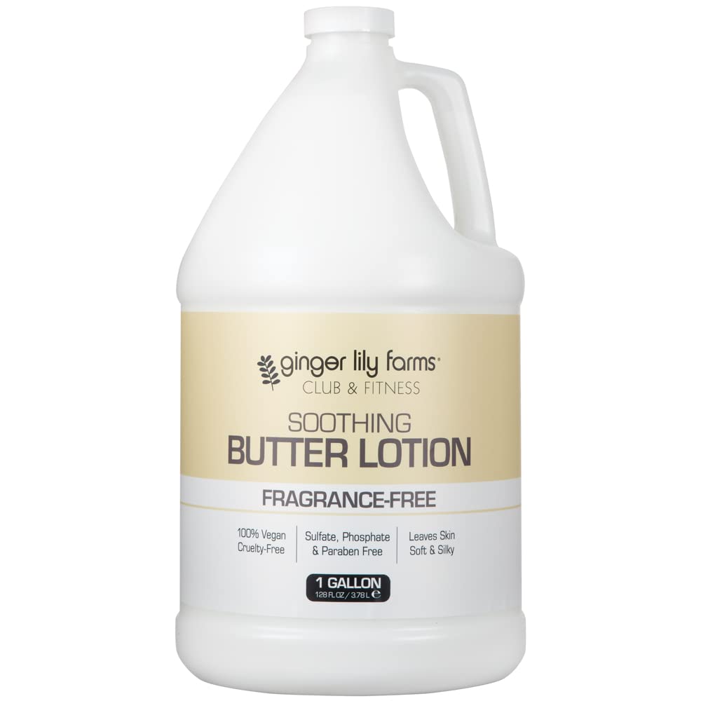 Loción Ginger Lily Farms Club & Fitness Suavizante Mantequilla 3,78 L - Venta Internacional.